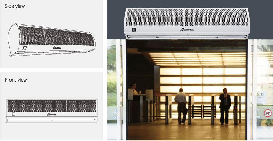 Harmony wind series air curtain